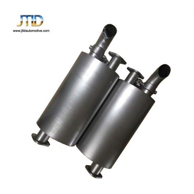 JTCR-003 Welding Flanged Exhaust Muffler With Remote Control Valve