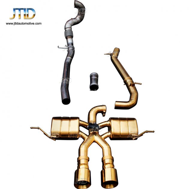 JTS-VW-011   Exhaust System For titanium VW GOLF 7R