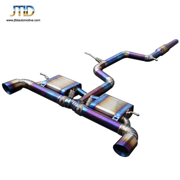 JTS-VW-031 Exhaust System For Titanium VW GOLF GTI mk7 2.0t engine model ea888