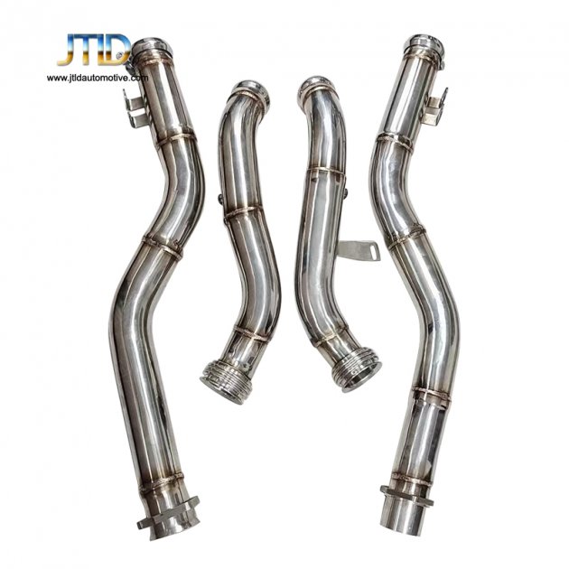 JTDBE-124 Exhaust downpipe for Benz w220 s600 s65 amg 6.0L v12