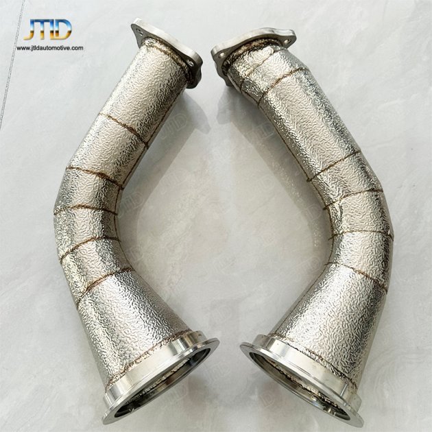 JTDAU-073 For  Audi RS4RS5 B9 Stainless Steel Decat Downpipes left hand drive