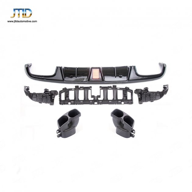 TJ-BE-016 15-18C-CLASS W205-C205 four doors(Sports) upgrade Barbos rear diffuser、exhaust tips