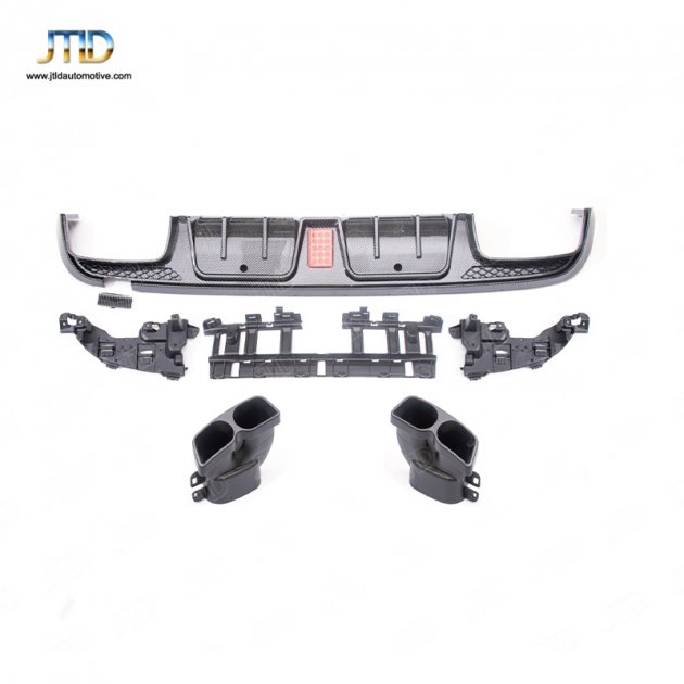 TJ-BE-015 15-18C-CLASS W205-C205 four doors(Sports) upgrade Barbos rear diffuser、exhaust tips