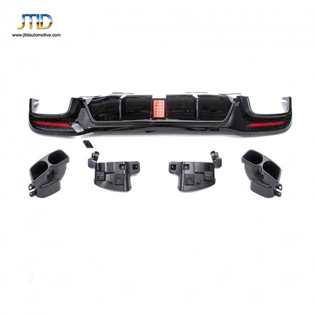 TJ-BE-043 15-18 GLE CLASS W166 upgrade Barbos rear diffuser、 exhaust tips