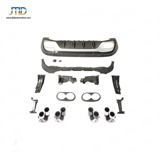 TJ-BE-036 20+ GLB CLASS X247 upgrade 45rear diffuser、exhaust tips
