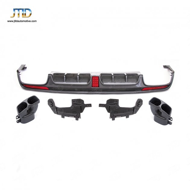 TJ-BE-033 14-17 S-CLASS W222 upgrade Barbos rear diffuser、exhaust tips