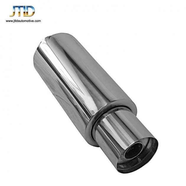 JTM008   Hot sale  Universal Car Stainless Steel Exhaust Muffler