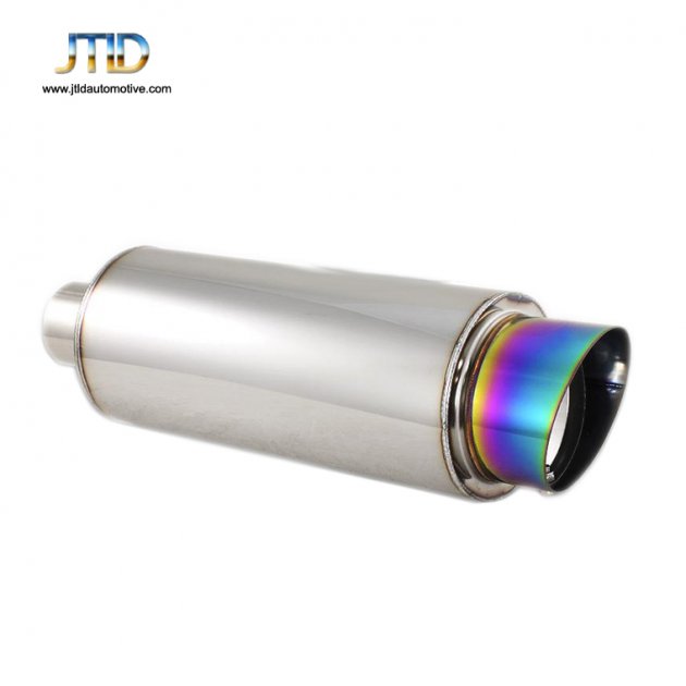 JTM013  Universal Car Stainless Steel Exhaust Muffler