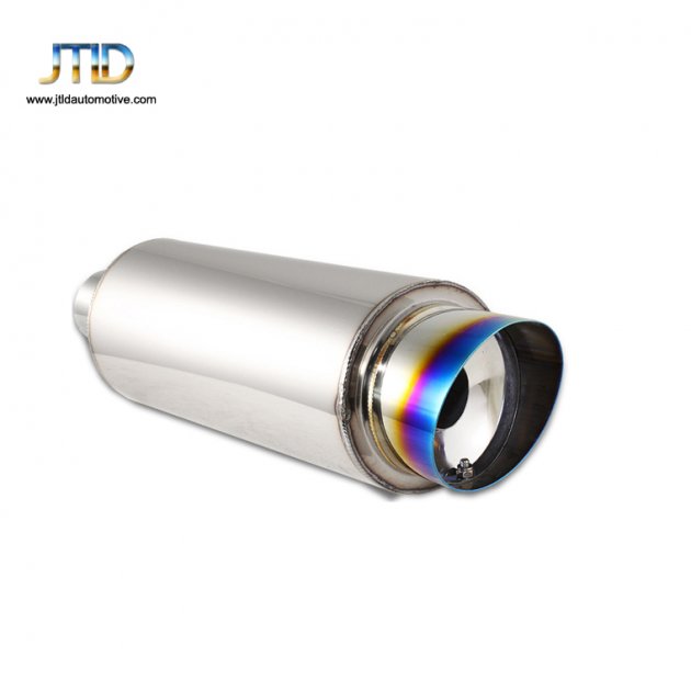 JTM013B  High quality hot sale  Universal Car Stainless Steel Exhaust Muffler