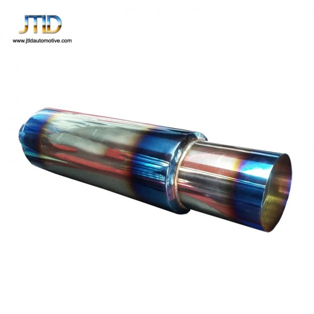 JTM-021  Auto Part  Stainless Steel Blue Burnt Exhaust Muffler