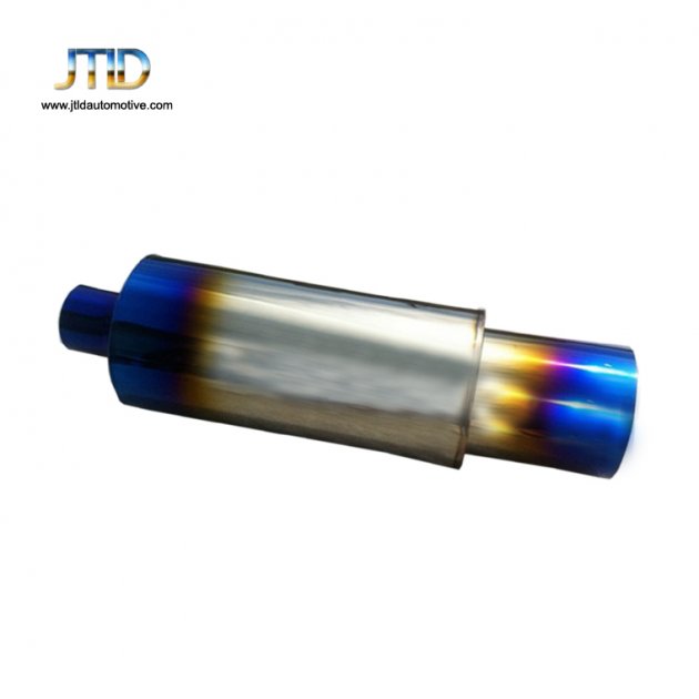 JTM-020 High Performance Auto Part For Stainless Steel Blue Burnt Exhaust Muffler