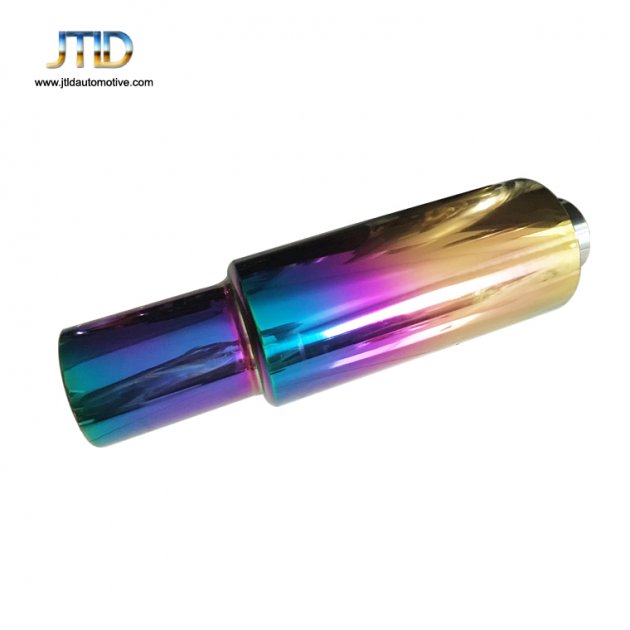 JTM015  Polished stainless steel Colorful Exhaust Muffler