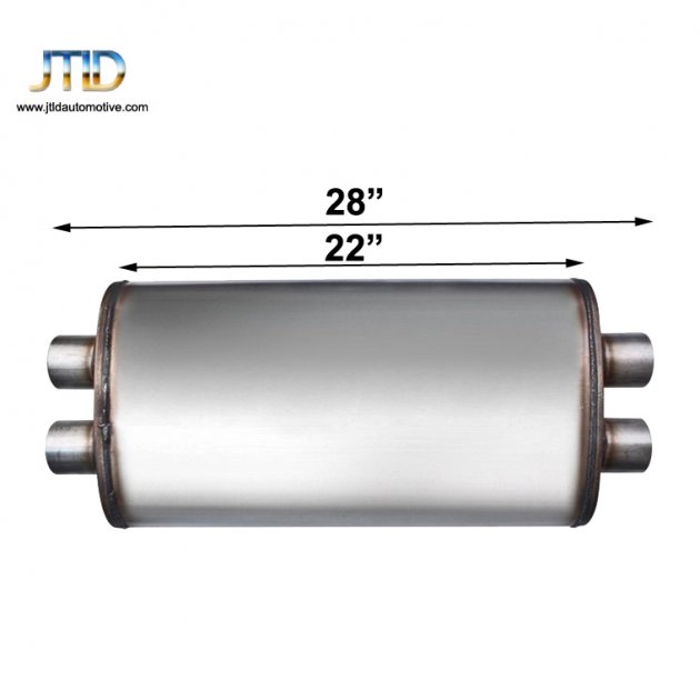 JTM-12567 High performance 409 Stainless steel exhaust muffler