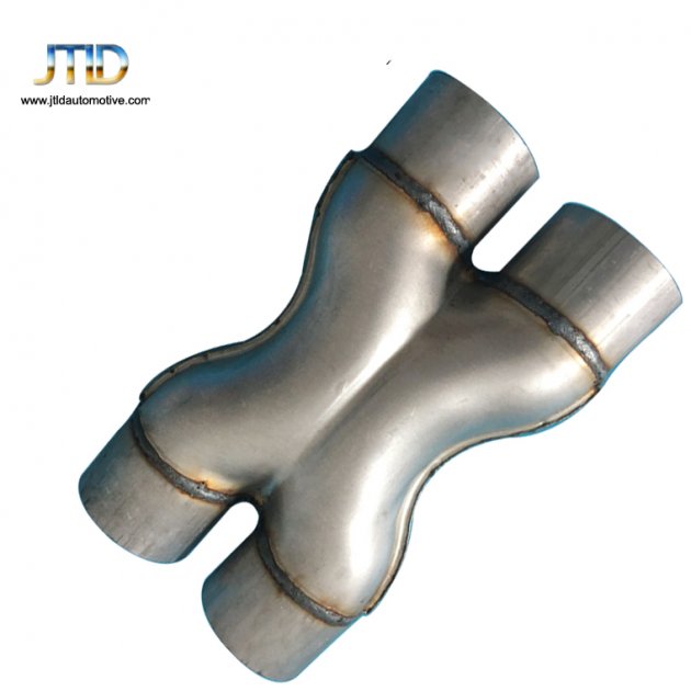 JTXP-005  Polishing car Exhaust pipe  X pipe  Aluminized 