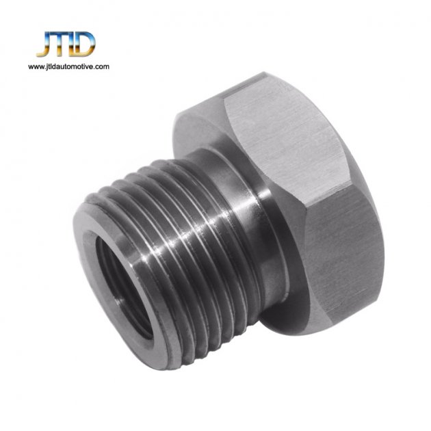 JT-EH-008 Threaded Fitting Automotive 304 Stainless Steel Oil Filter Adapter 1/2-28 to 3/4-16