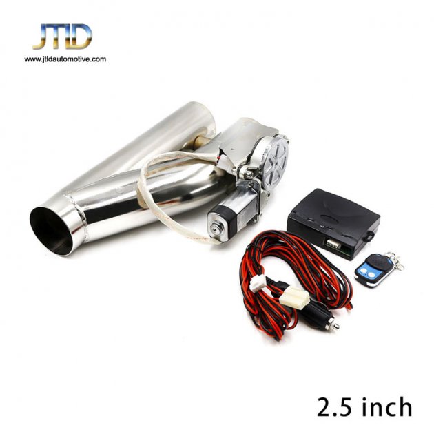 JTEV-024 2.5" /3"exhaust pipe Y pipe electric exhaust cutout valve with remote controller kit 