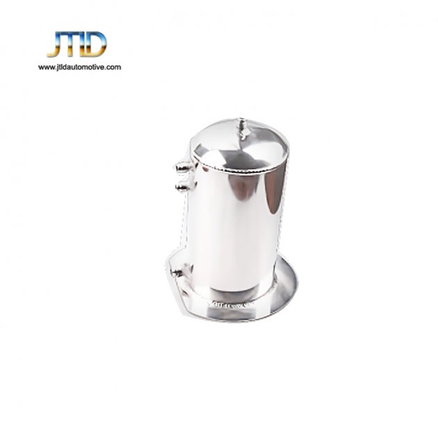 JTOC-1023  Universal  BLACK Universal Dual Aluminum 2.5L fuel Surge Tank&Water Tank With 8mm Fitting TK17BK Fuel tank