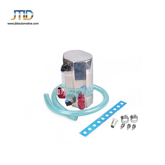 JTOC-1024  Universal  600ml Universal Aluminum Alloy Reservoir Oil Catch Can Tank JDM 19mm With logo