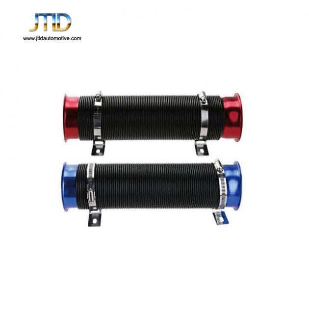 Universal Blue Cold Air Intake Kit With Filter & Pipe - 3" Diameter, Aluminum, Heat Resistant