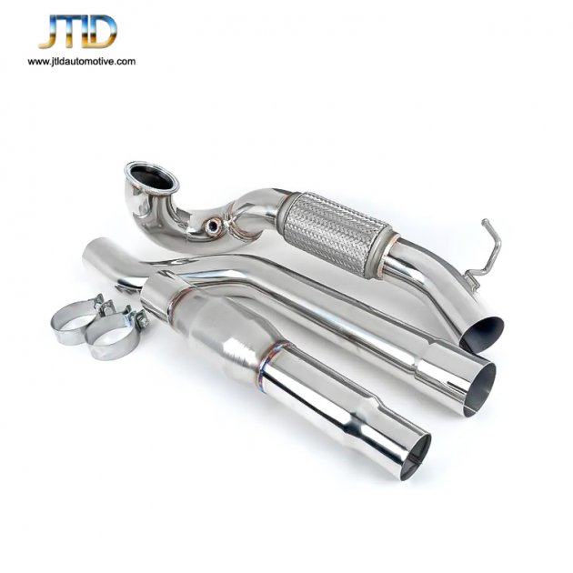JTDVW-007 Exhaust Downpipe For  VW GOLF R MK7 2.0TSI and AUDI A3 quattro S3 8V