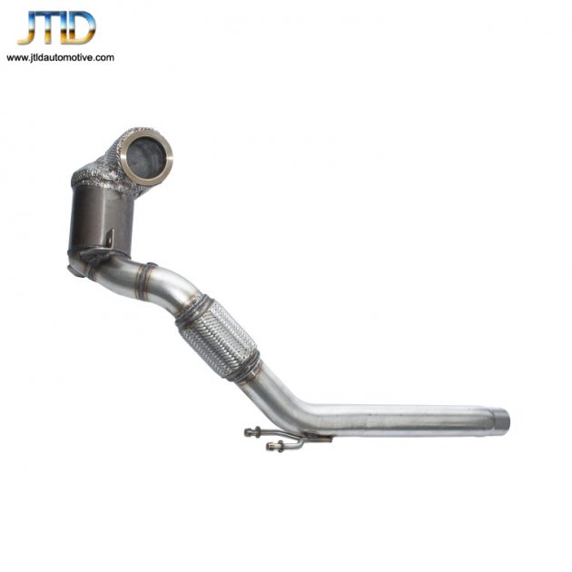 JTDVW-008 Exhaust Downpipe For   VW Golf  MK7  MK7.5 GTI / Seat Leon Cupra 5F / Skoda RS 5E TFSI /AUDI A3 1.8T 2.0T Catless Downpipe