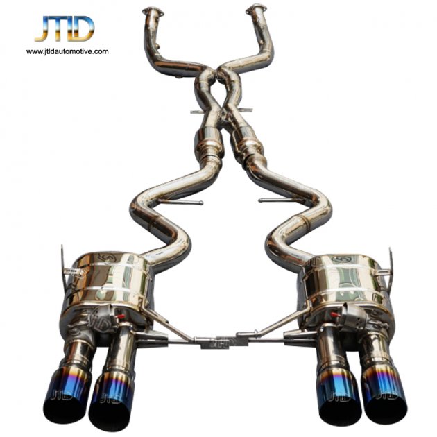 JTS-BM-065 BMW E90 E92 M3 titanium blue exhaust tip stainless steel high-performance exhaust system  