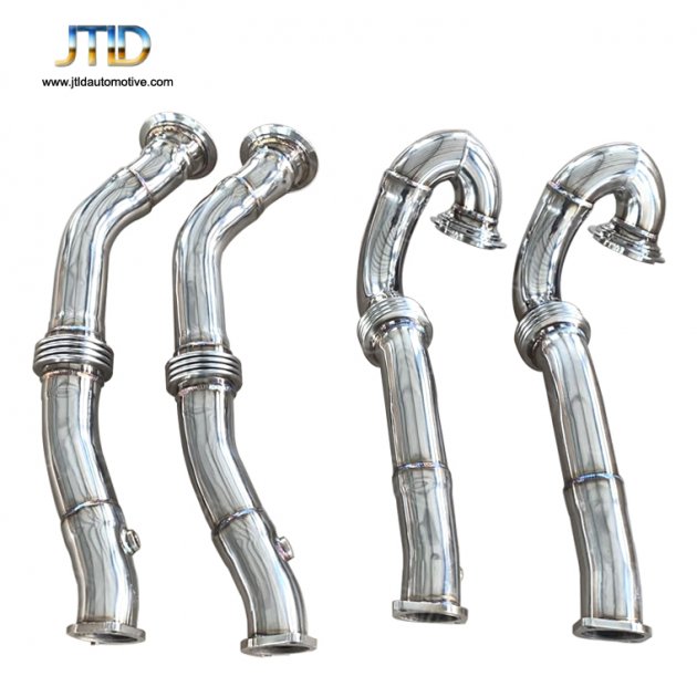 JTDBM-086 Exhaust downpipe For BMW X6 2009 N54 