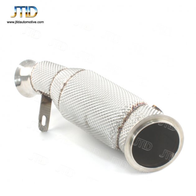 JTDBM-094 Exhaust downpipe For BMW M2 with heat shield