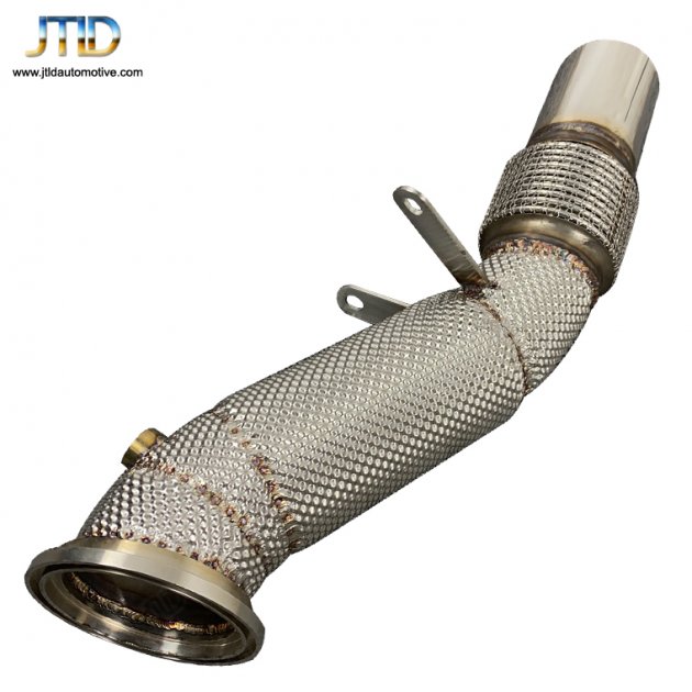 JTDBM-018 Exhaust Downpipes For BMW F30 F32 428 B48 with heat shield