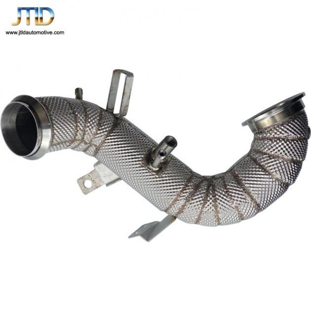 JTDBE-062 Exhaust Downpipes For BENZ A45S with heat shield