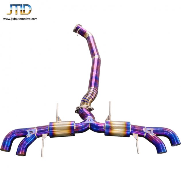 JTS-NI-019 Exhaust System For Titanium For Nissan GTR 101mm with two valve mufflers