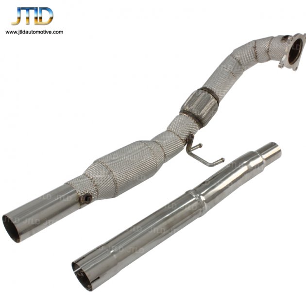 JTDVW-016 Exhaust downpipe For VW GOLF 6R with catalytic converter