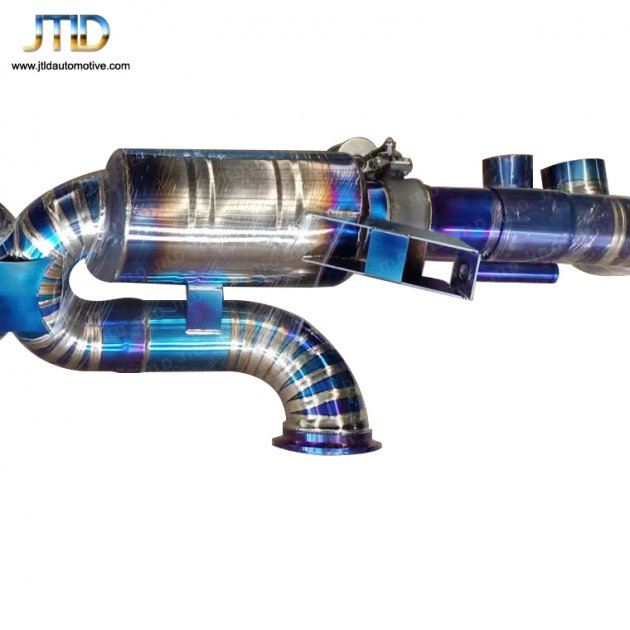 JTS-AU-153 Exhaust titanium system For AUDI 2017 r8 v10 gen 2 pre facelift, valved 