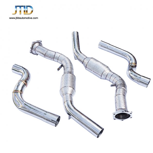 JTDPO-039 Exhaust Downpipe For 2013 PORSCHE CAYENNE GTS 4.8L naturally aspirated V8. no turbo