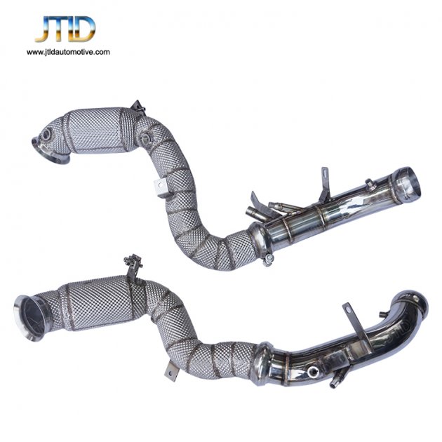 JTDBE-108 High Flow Performance Downpipe for Mercedes Benz E63S AMG