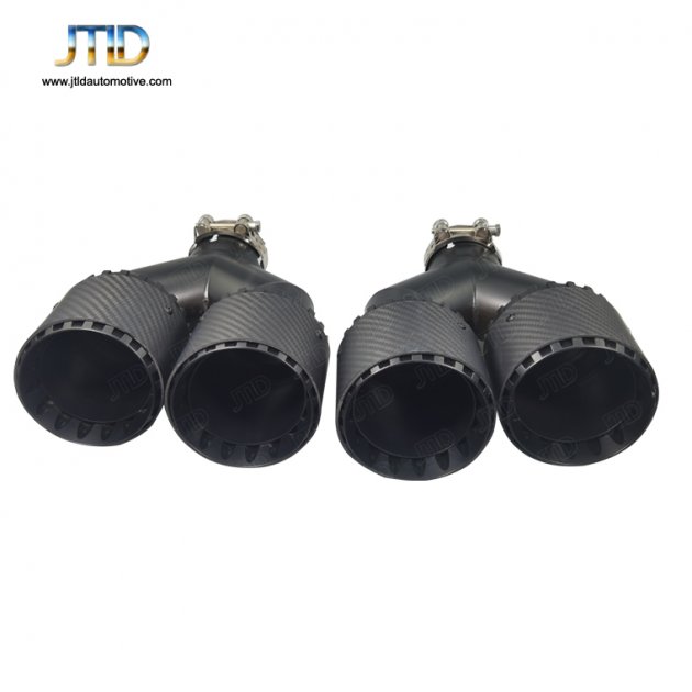 JTT-206 Dual Carbon Fiber Staggered exhaust tip 