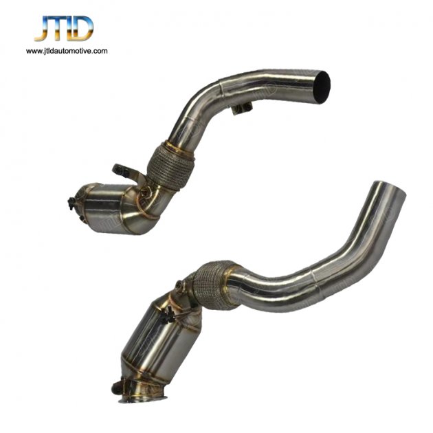 JTDVW-044 S63 N63 E70 E71 F85 F86 Sport  Downpipes for the twin-turbo V8 BMW X5M, X6M, 550i, 650i, X5, X6