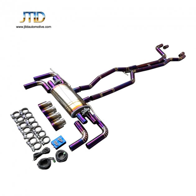 JTS-PO-124 Exhaust System For Porsche Cayenne turbo 2015 (WP1AC2A27FLA80667)