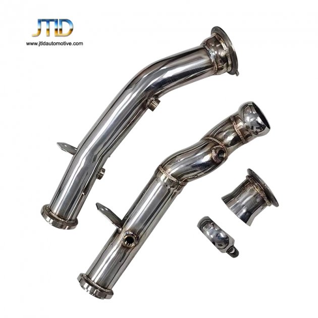  JTDBE-134 Decat Exhaust DownPipe for Benz W205 C43