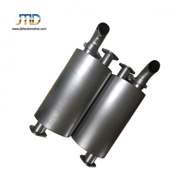 JTVVM025 Welding Flanged Exhaust Muffler With Remote Control Valve