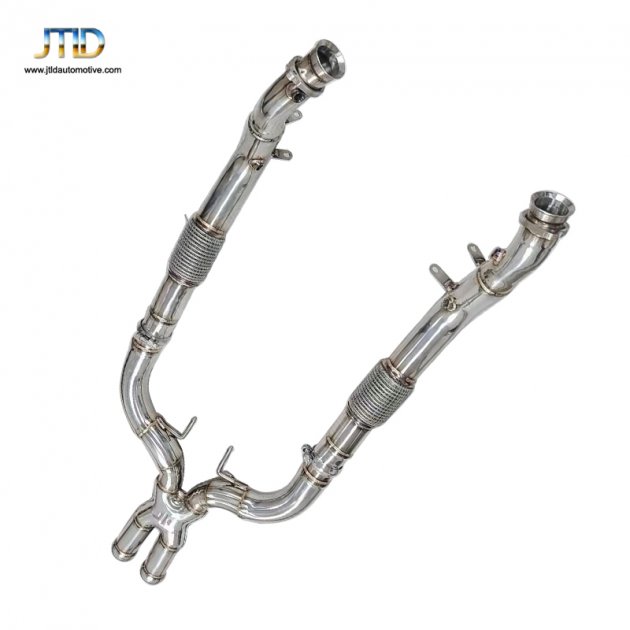 JTDBE-140  Decat Exhaust DownPipe FOR Benz S63 AG 222