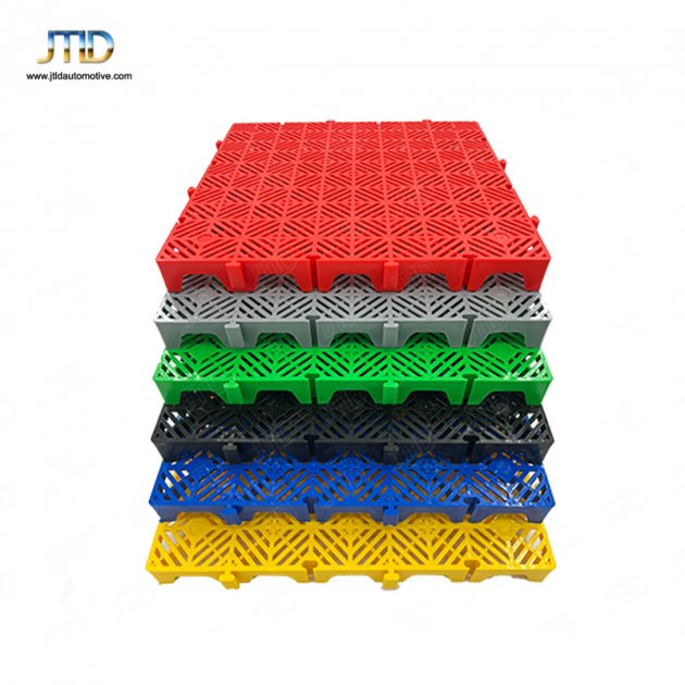 JTPG002  Plastic Splicing Grille Mats Car Wash PP Floor Square Drain Grid Mat 3.0 
