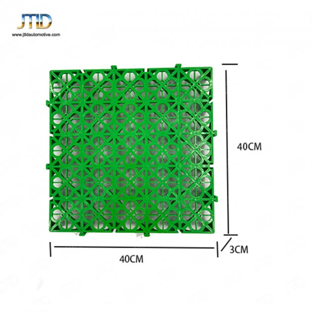 JTPG012  Plastic Splicing Grille Mats Car Wash PP Floor Square Drain Grid Mat 
