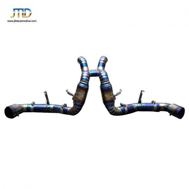 JTS-MC-034 FOR Titanium H Pipe Exhaust System fits 2016-2021 McLaren 570S 570GT 540C 3.8L Turbo