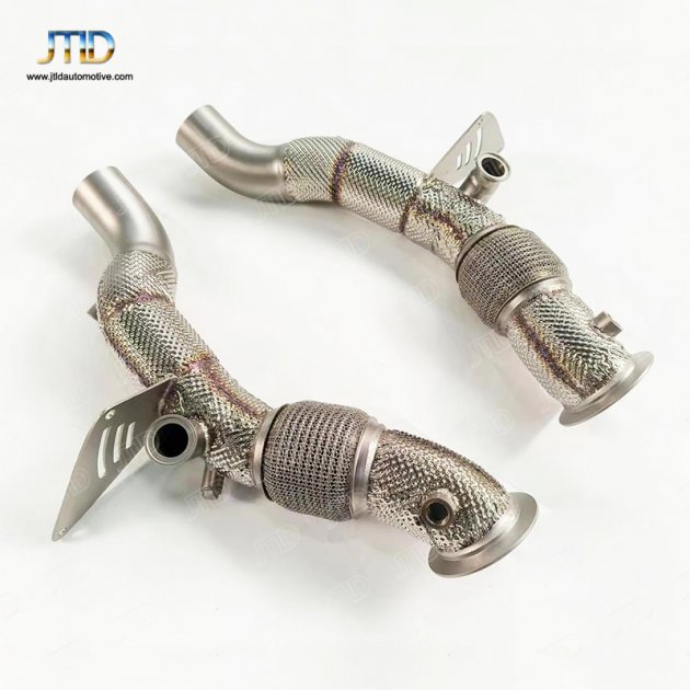 JTDFE-030 Cat Delete Exhaust Downpipe for Ferrari F8