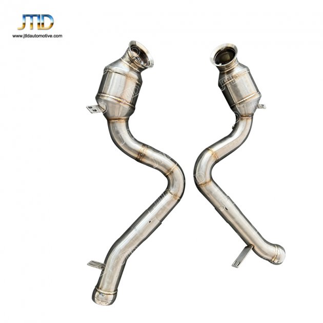 JTDBE-188 Exhaust Downpipes for Mercedes S63 AMG W222  C217  C218  A217  A218 4.0i V8 M177 Bi-turbo 2017-2020