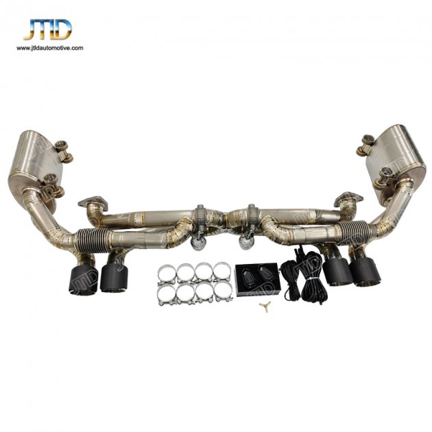 JTS-PO-139 Valved Sport Exhaust System for Porsche 911 Carrera  S  GTS  (991.1)
