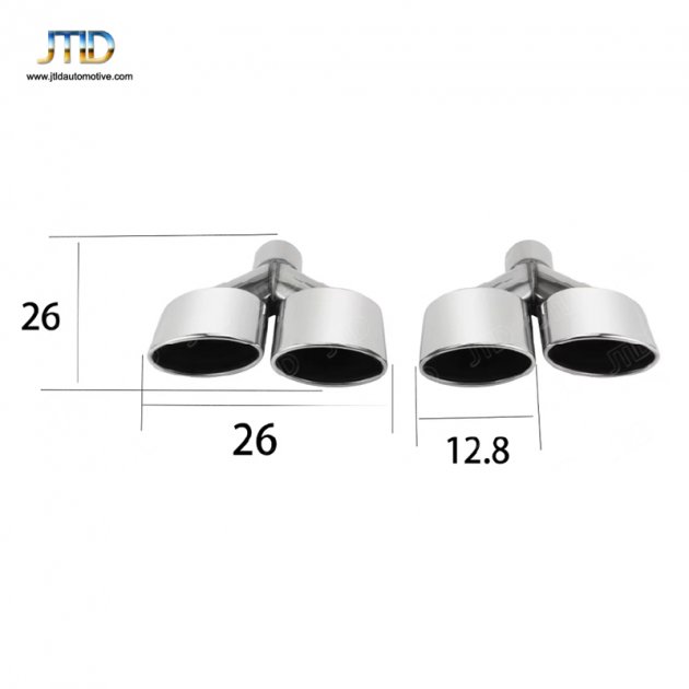 JTLD-BENZ-021 W204/W212 upgrade C63/E63 split ellipse No.2 Y type (The specific height and width shall prevail)