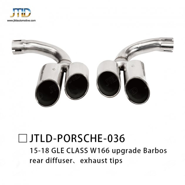 JTLD-PORSCHE-036 15-18 GLE CLASS W166 upgrade Barbos  rear diffuser、exhaust tips