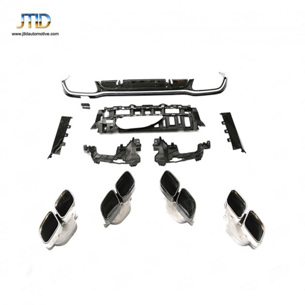 TJ-BE-027 17-22 E-CLASS W213 four doors(Sports) upgrade E63 rear diffuser、exhaust tips